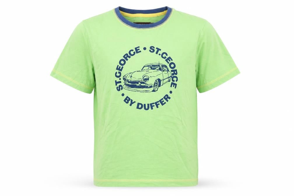 St. George by Duffer Boys Green Graphic T-Shirt 7-8 Years