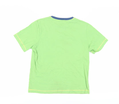 Back view of St. George by Duffer boys’ green graphic t-shirt 7-8 years