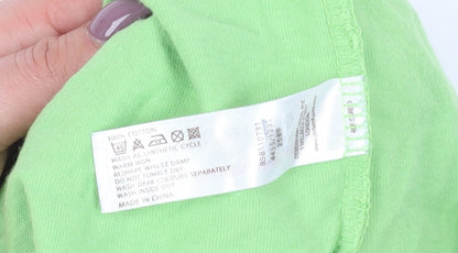 Close-up detail of St. George by Duffer boys’ green graphic t-shirt 7-8 years