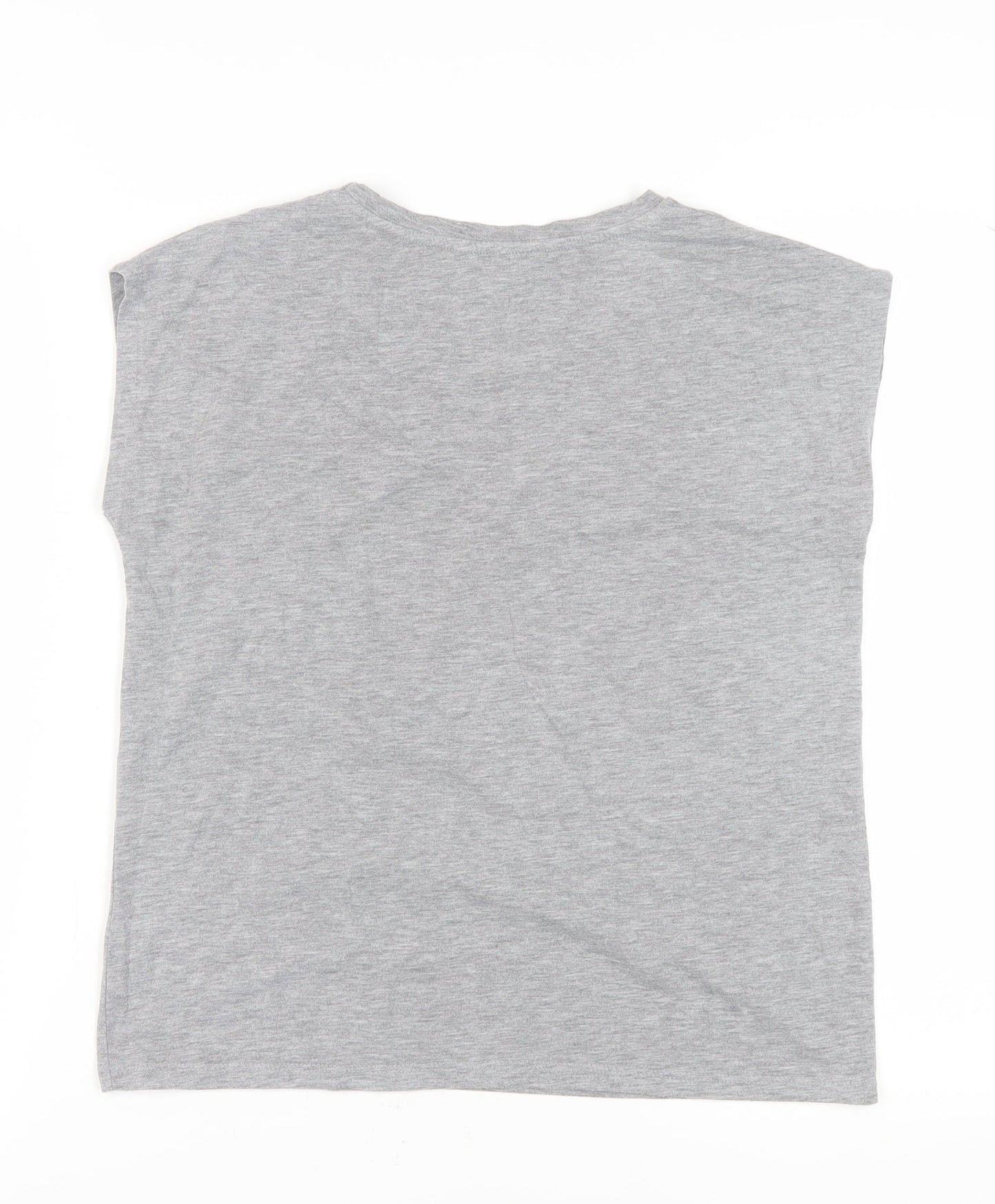 Dorothy Perkins Women's Grey Sequin Dog T-Shirt Size 12