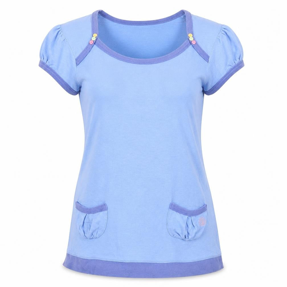 Element Women's Blue T-Shirt - Medium, Casual Style