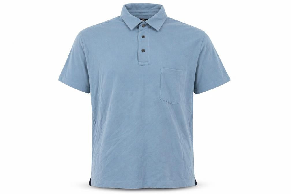Marks & Spencer Men's Blue Polo Medium Short Sleeve