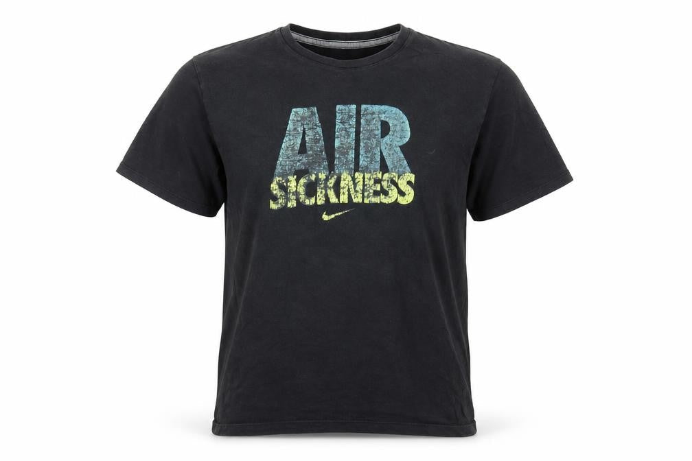 Nike Men's Medium Black Graphic Print T-Shirt