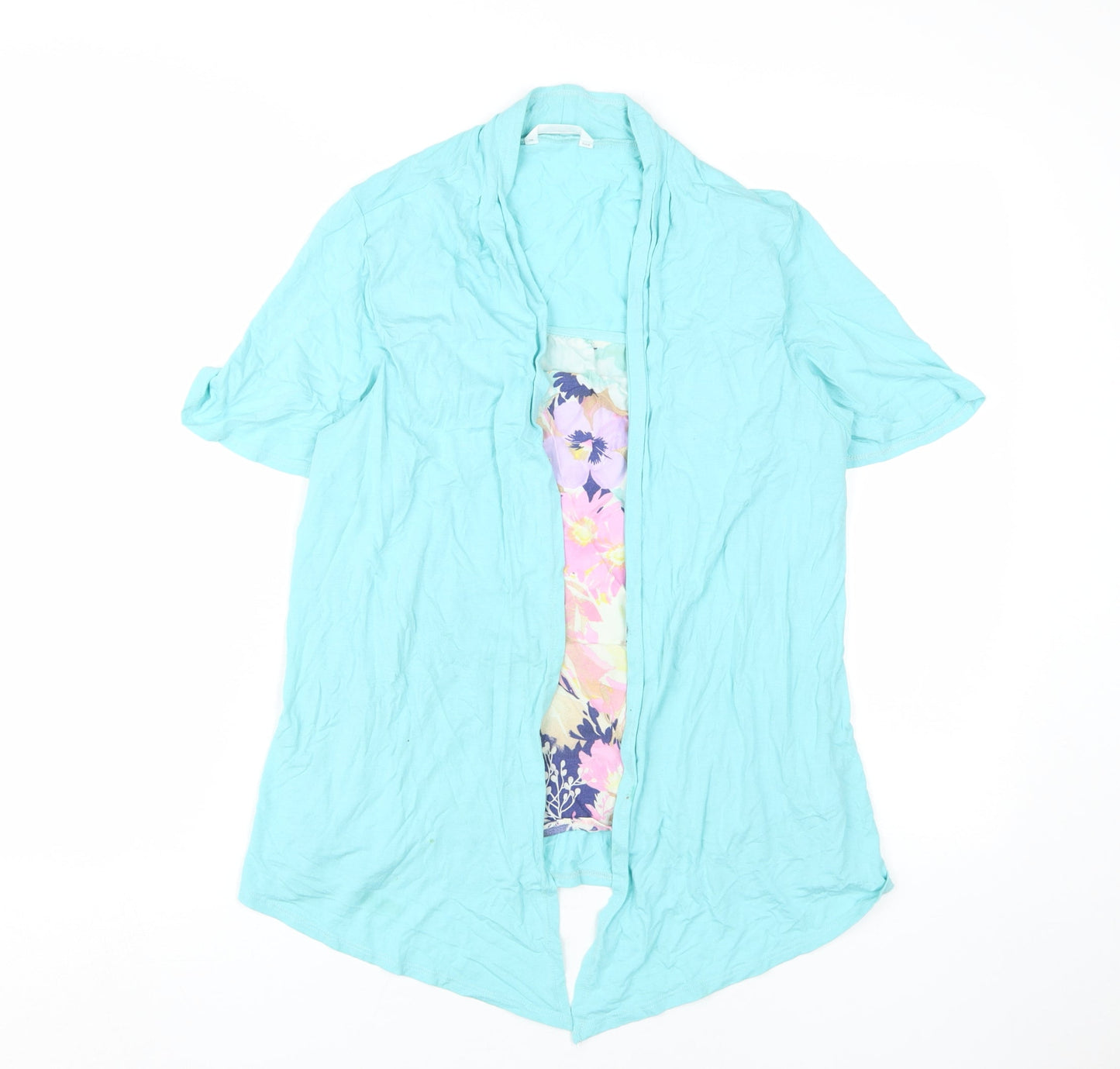 Marks and Spencer Women's Blue Floral Blouse Size 12