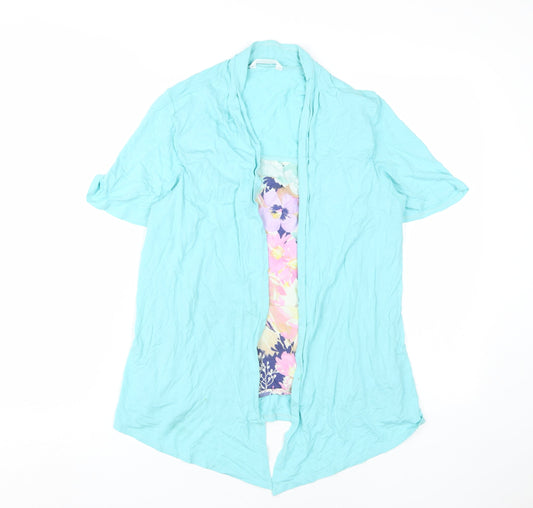 Marks and Spencer Women's Blue Floral Blouse Size 12