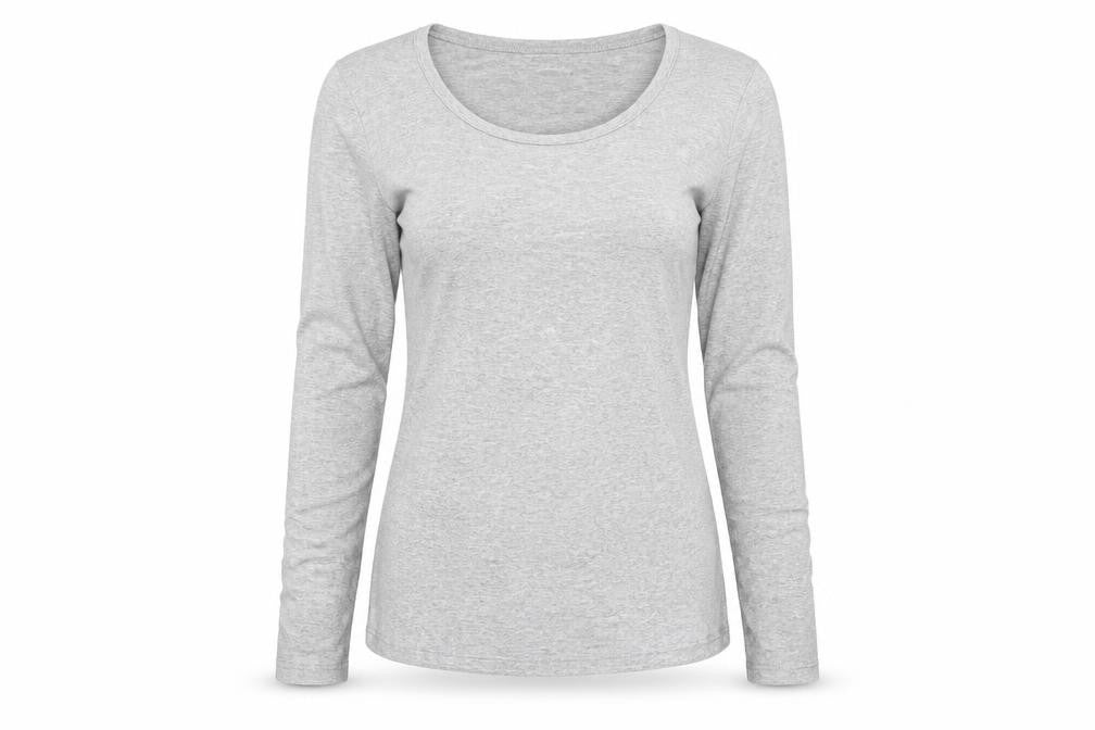 Ethel Austin Women's Grey Long Sleeve Top, Size 12
