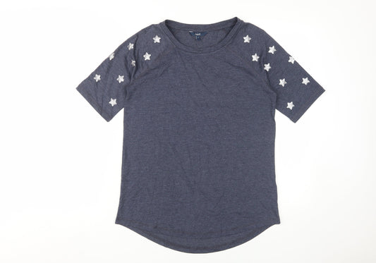 Next Women's Blue Star T-Shirt Size 8
