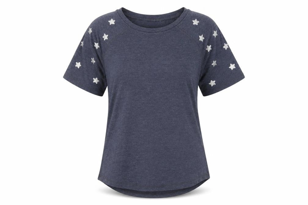 Next Women's Blue Star T-Shirt Size 8