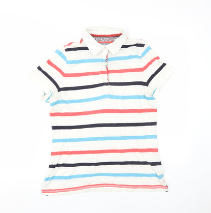 Marks & Spencer Women's Multicoloured Striped Polo