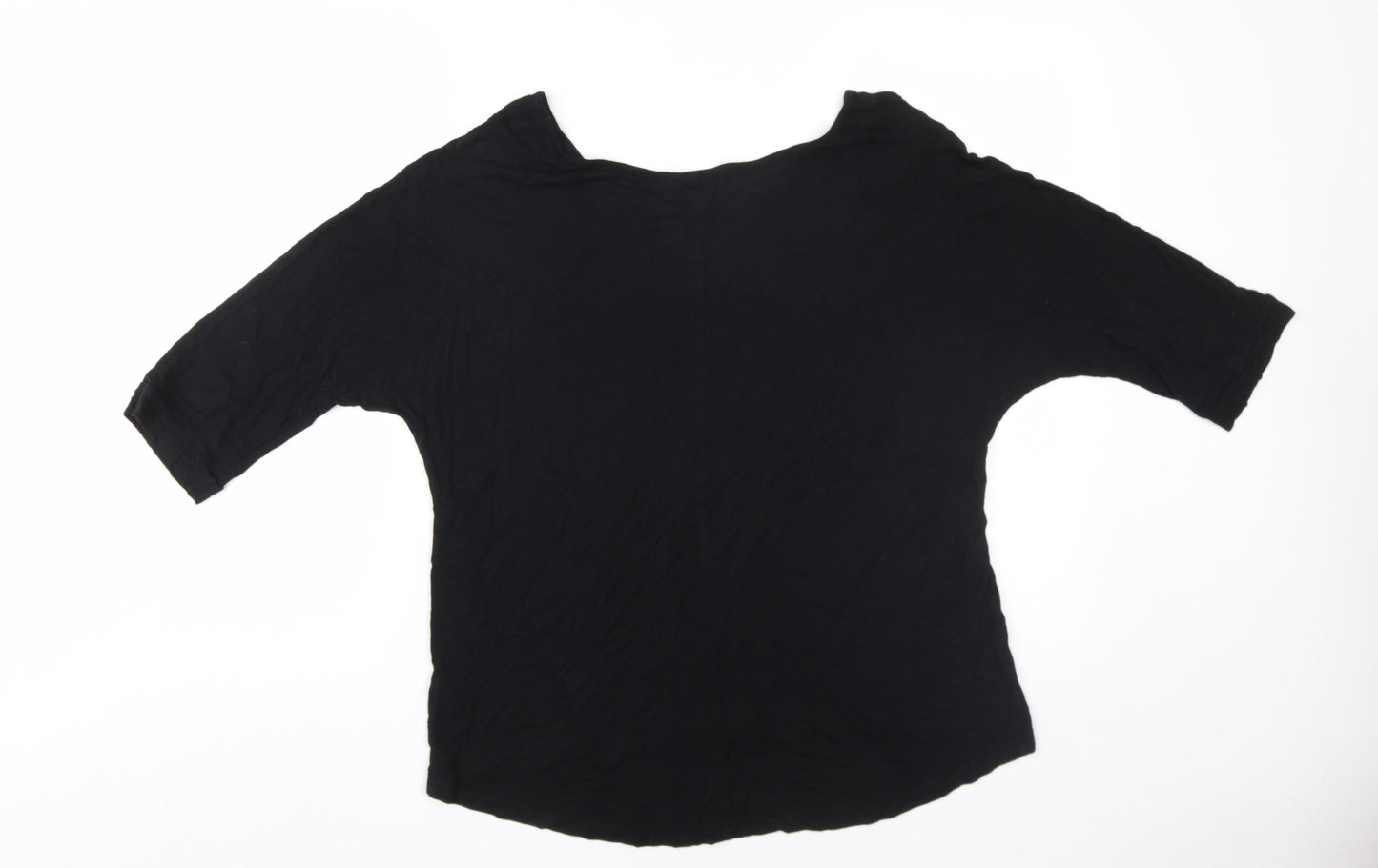 Oasis Women's Black Basic Blouse Size L