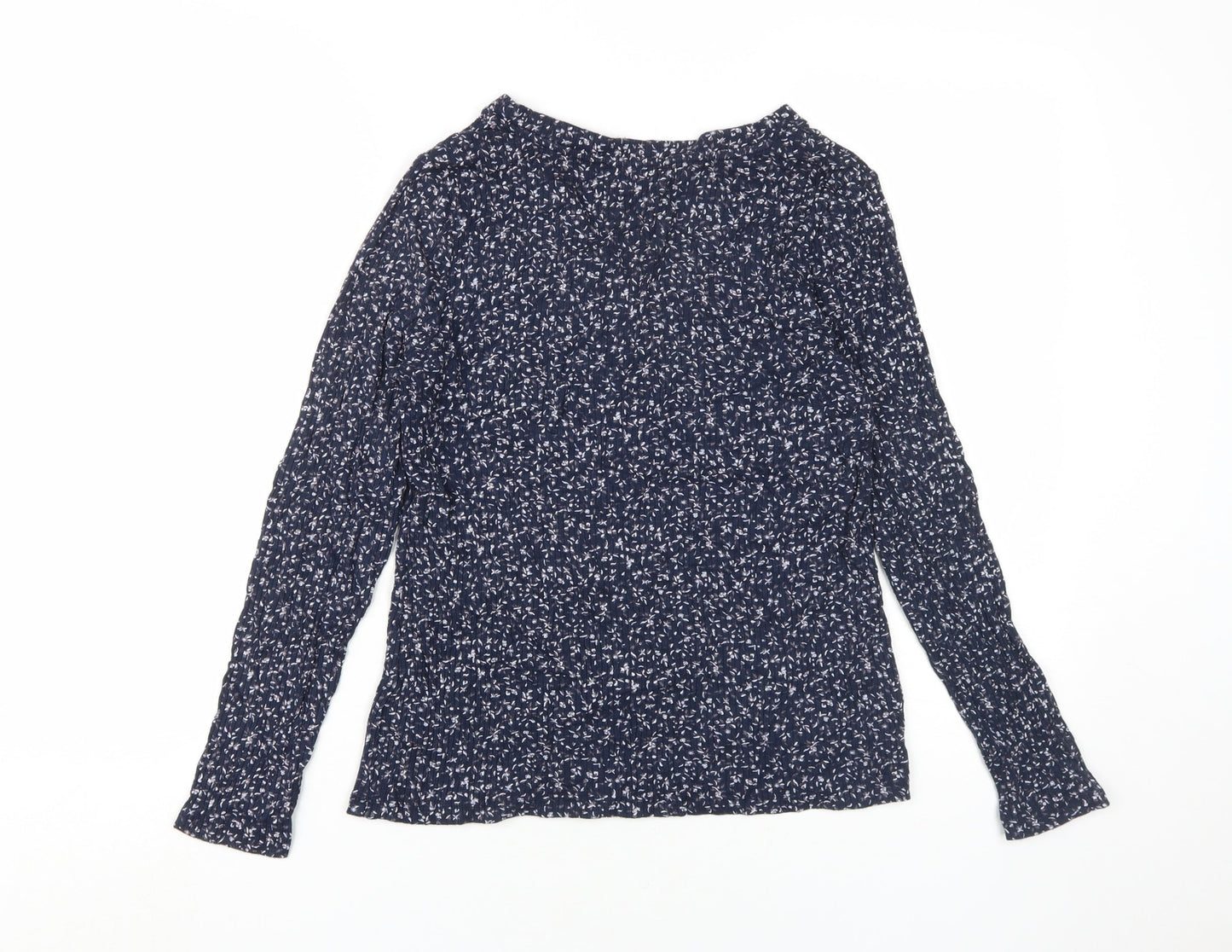 Marks and Spencer Women's Blue Floral Blouse Size 12