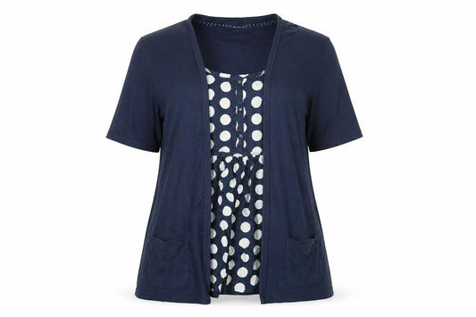 Marks and Spencer Women's Blue Tunic Blouse - Size 14