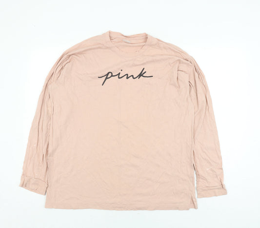 Victoria's Secret Pink Women's Long Sleeve T-Shirt L
