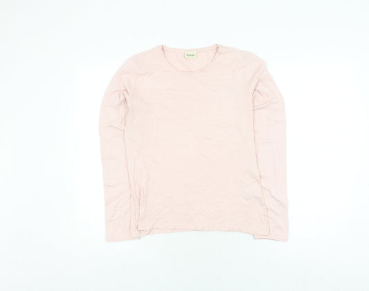 Viyella Women's Pink Basic Long Sleeve T-Shirt