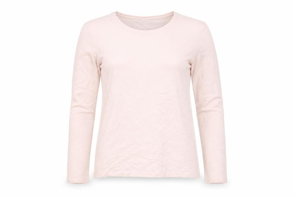 Viyella Women's Pink Basic Long Sleeve T-Shirt