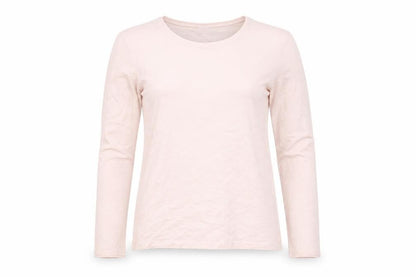 Viyella Women's Pink Basic Long Sleeve T-Shirt