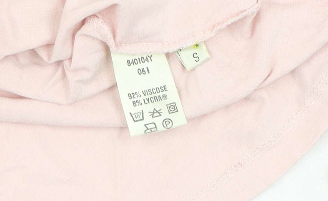 Viyella Women's Pink Basic Long Sleeve T-Shirt