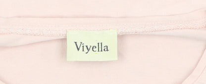 Viyella Women's Pink Basic Long Sleeve T-Shirt
