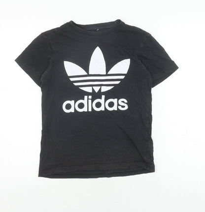 Adidas Womens Black M Basic T-Shirt Lightweight