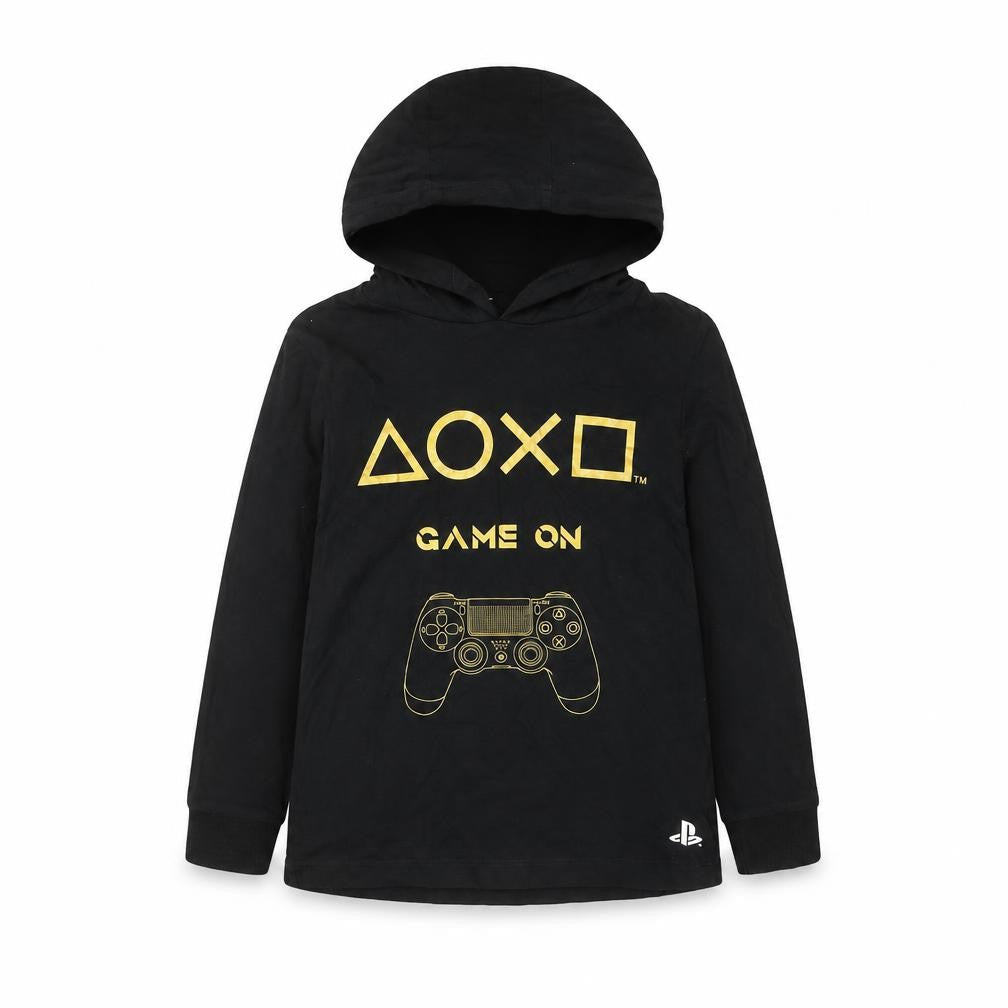 Next Boys Black PlayStation Pullover Hoodie 7 Years