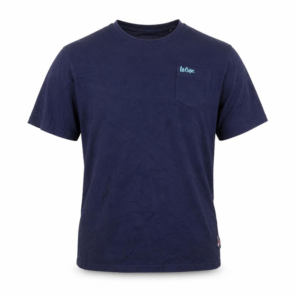 Lee Cooper Men's Blue Short Sleeve T-Shirt, Size L