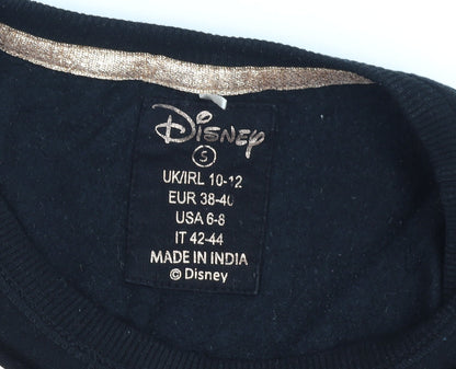 Preloved Disney Women's Black Pullover Sweatshirt S - Label