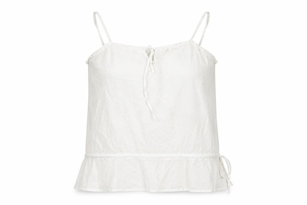 Mantaray Women's White Camisole Tank Top Size 12