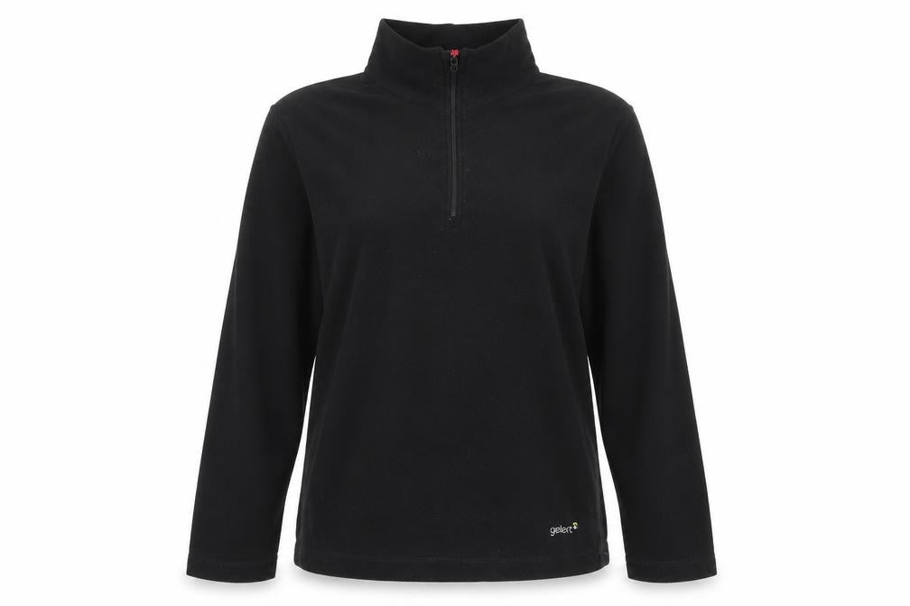 Gelert Women's Black Lightweight Fleece Sweatshirt Size 16