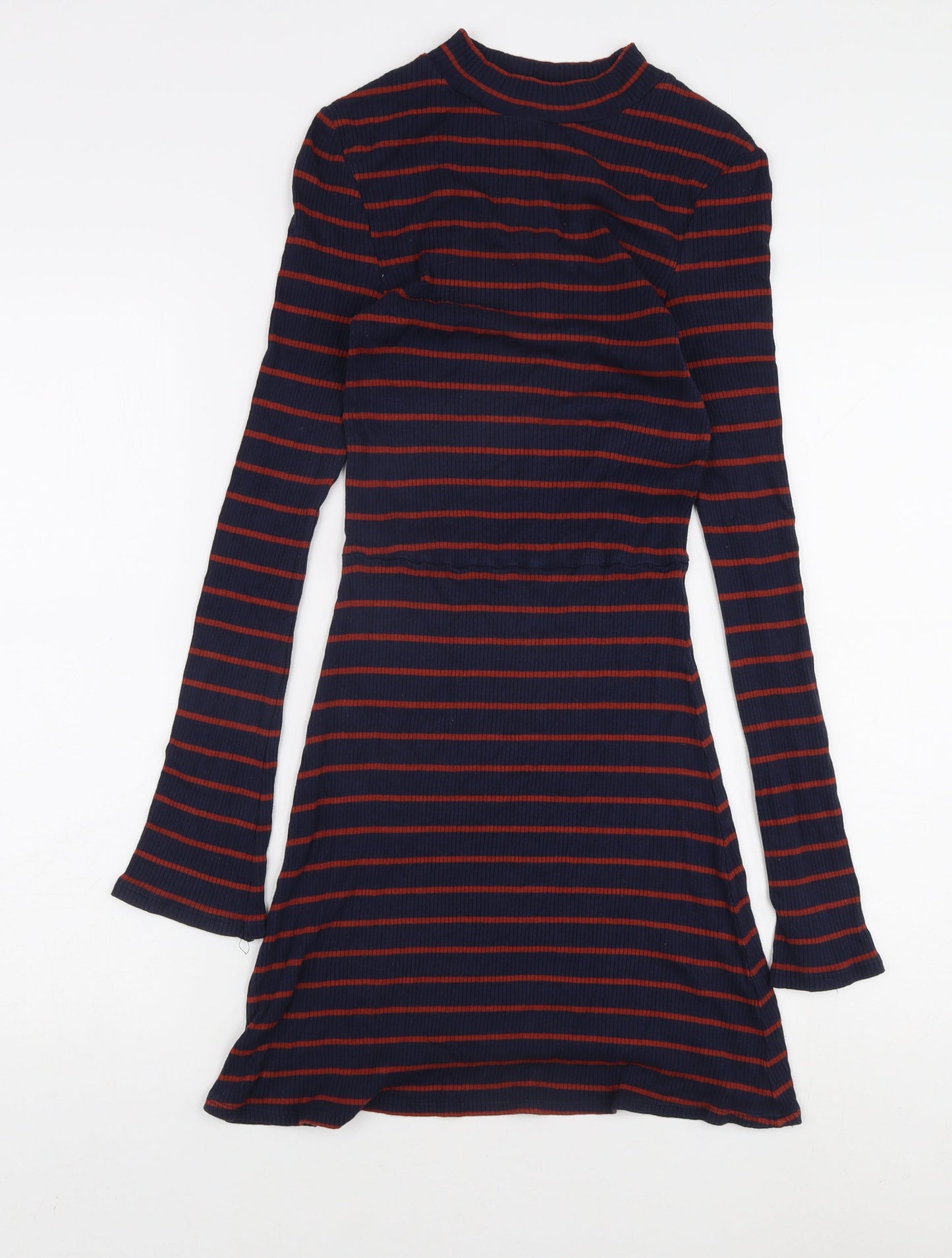 Mango Women's Striped T-Shirt Dress Size 8