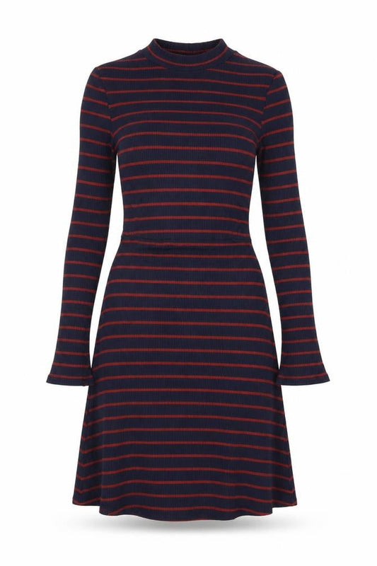 Mango Women's Striped T-Shirt Dress Size 8