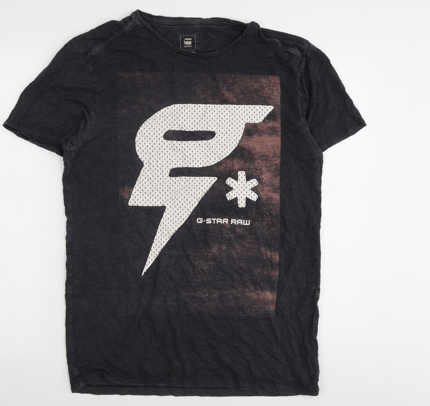 G-Star RAW Men's M Black Short Sleeve Crew T-Shirt