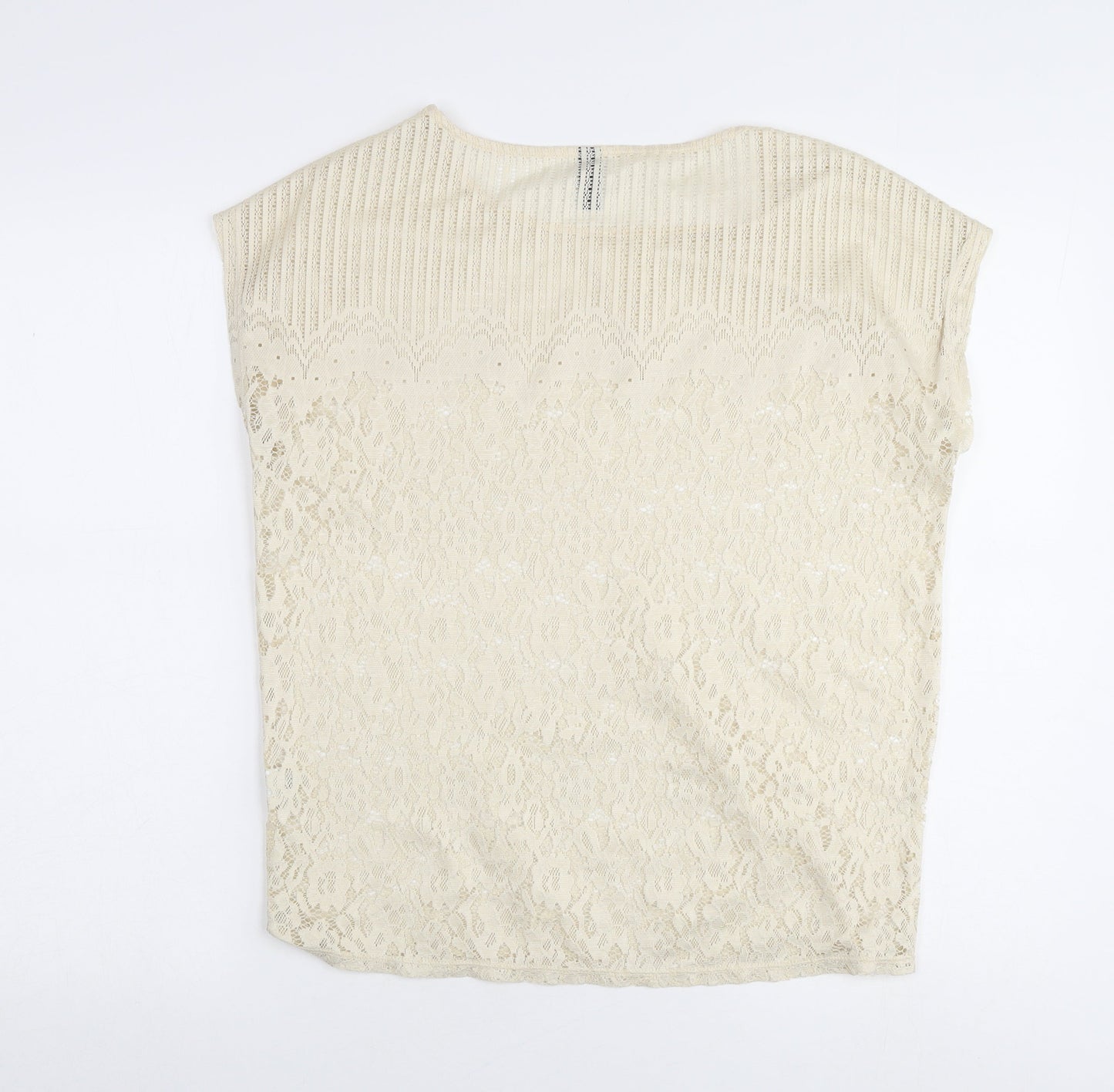Vero Moda Women's Beige Lace Blouse Size S