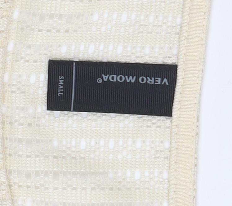 Vero Moda Women's Beige Lace Blouse Size S