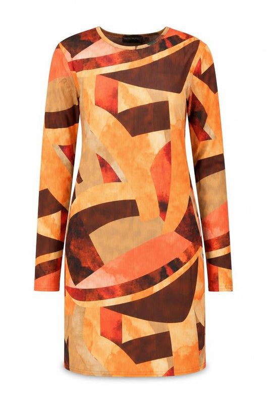 PRETTYLITTLETHING Women's Multicoloured Bodycon Dress Size 8