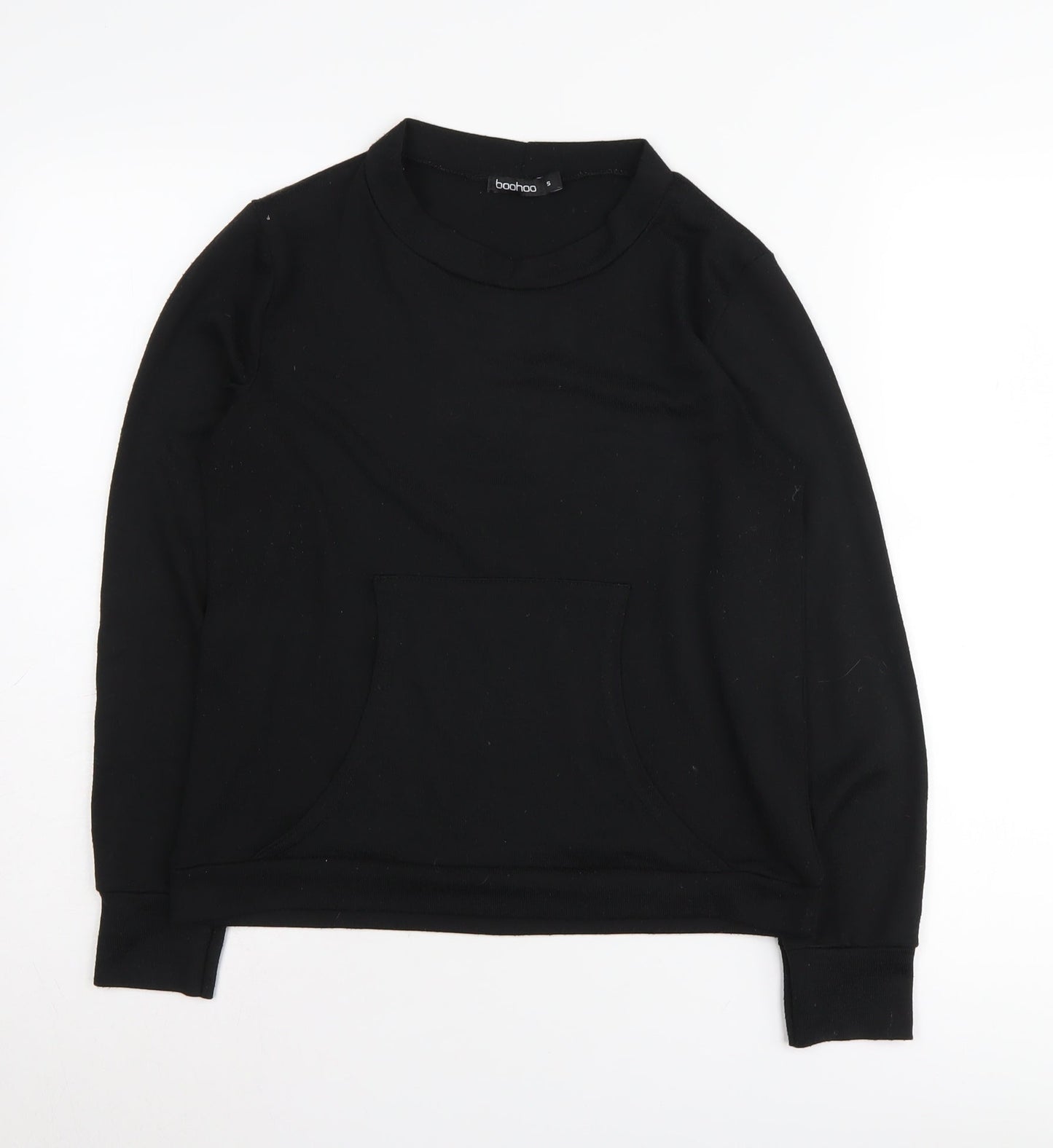 Boohoo Women's Black Pullover Jumper Small