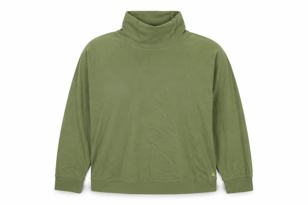 Next Green Unisex Pullover Sweatshirt M Cowl Neck