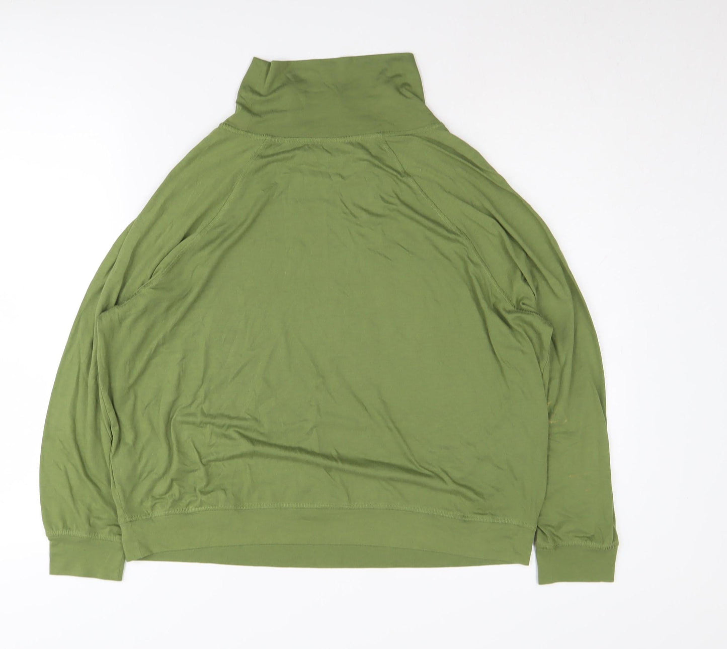 Next Green Unisex Pullover Sweatshirt M Cowl Neck