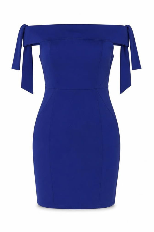 Lipsy Women's Blue Bodycon Dress, Size 12, Party/Evening