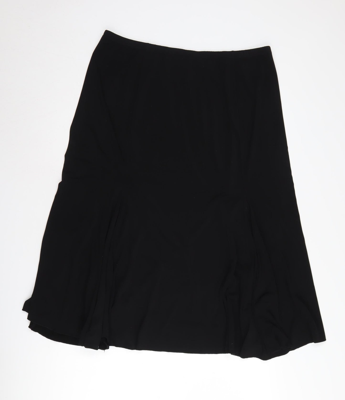 Michele Hope Black Flare Skirt, Women, Size 14, Elegant