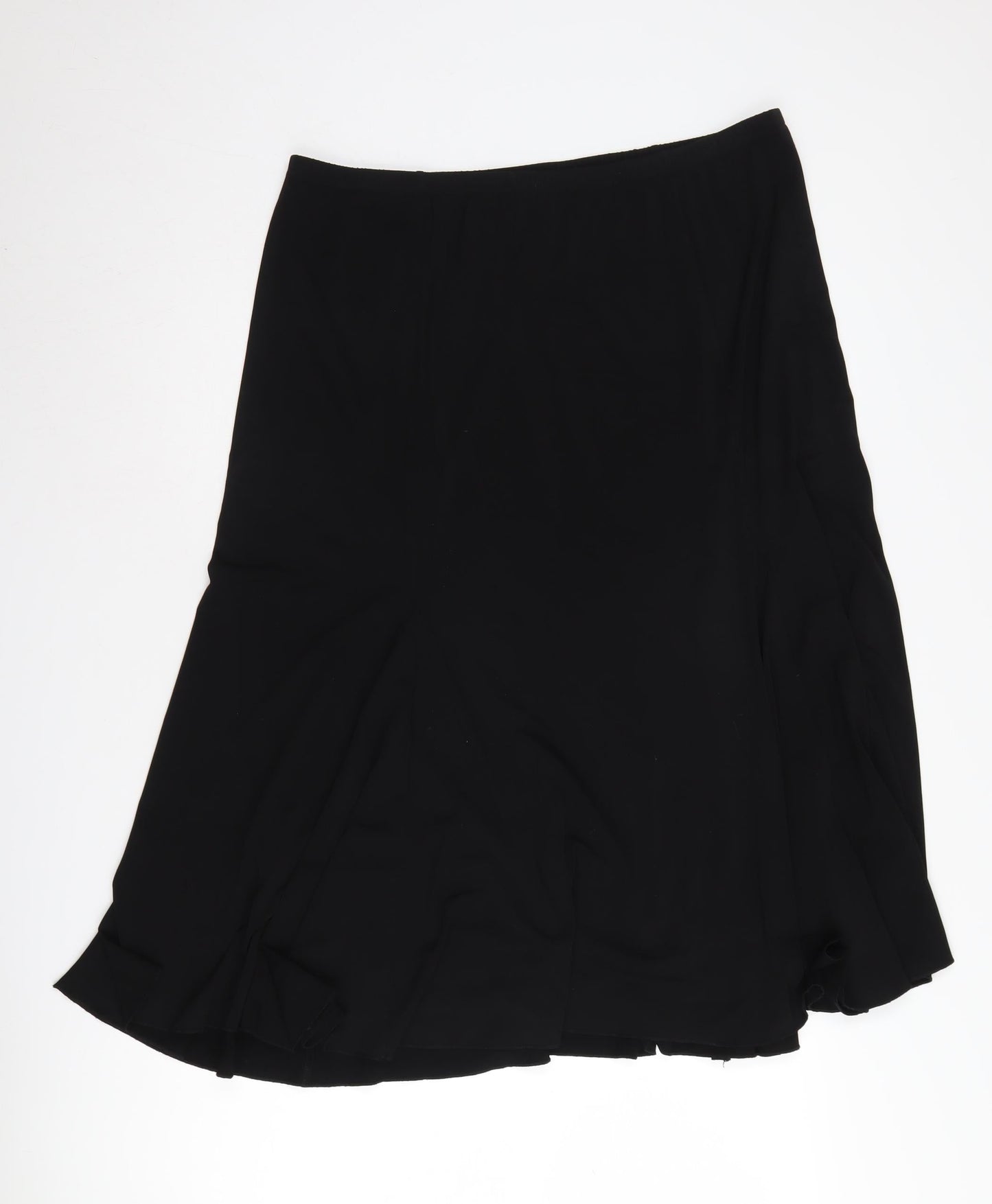 Michele Hope Black Flare Skirt, Women, Size 14, Elegant