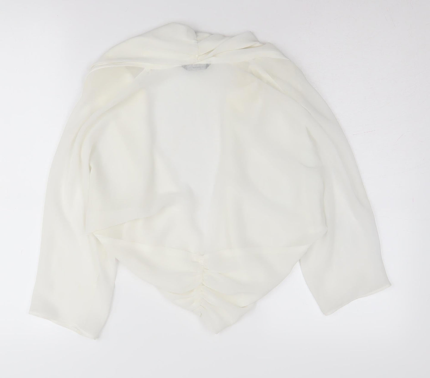 Roman Women’s Ivory Cape Cardigan Size 12