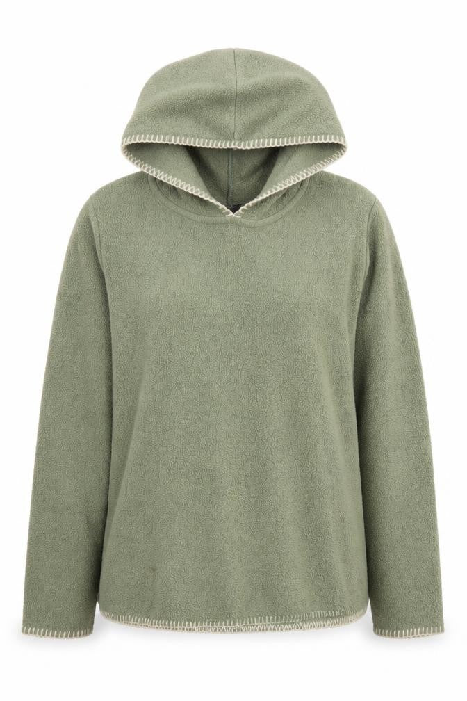 Active Unisex Green Pullover Hoodie M