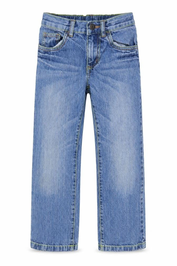 Demo Boys Blue Straight Jeans Age 7 Years