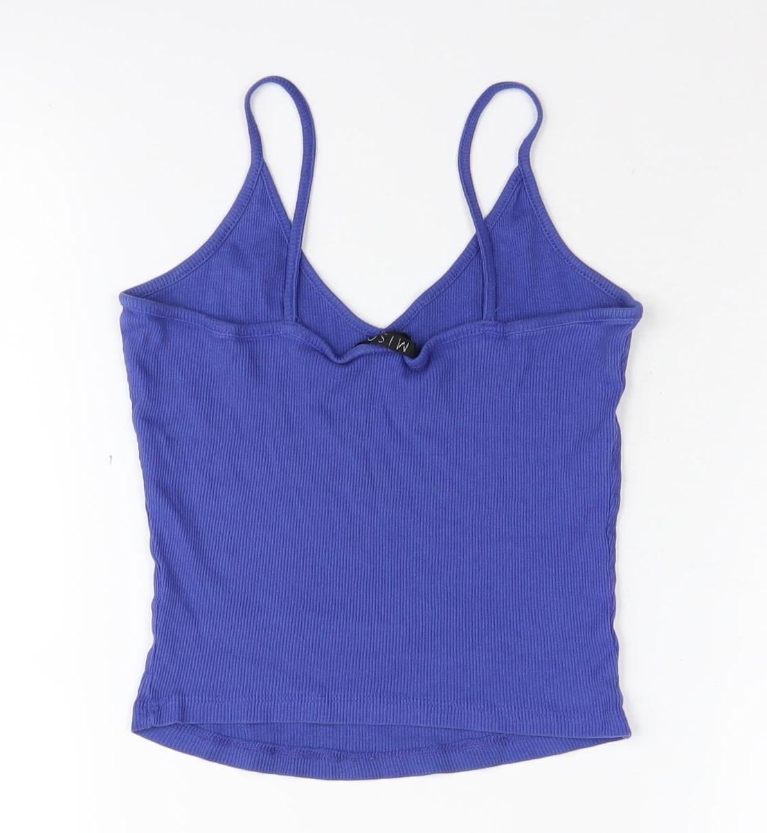 MISO Women's Blue Camisole Tank Top Size 14 V-Neck
