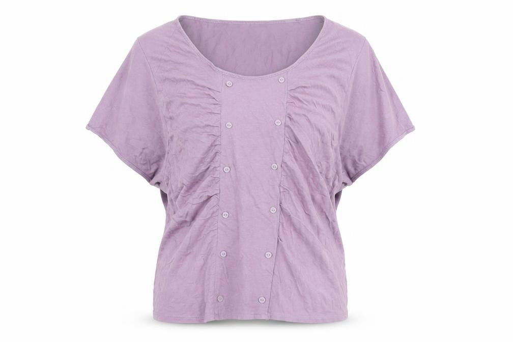 Topshop Women's Purple Relaxed T-Shirt UK 10