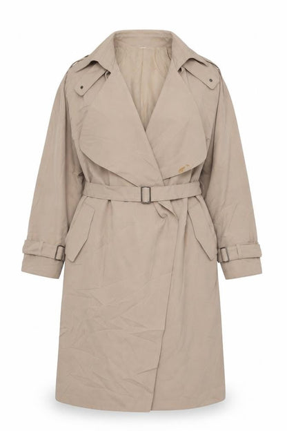 Jovonna Women’s Beige Trench Coat Size 10