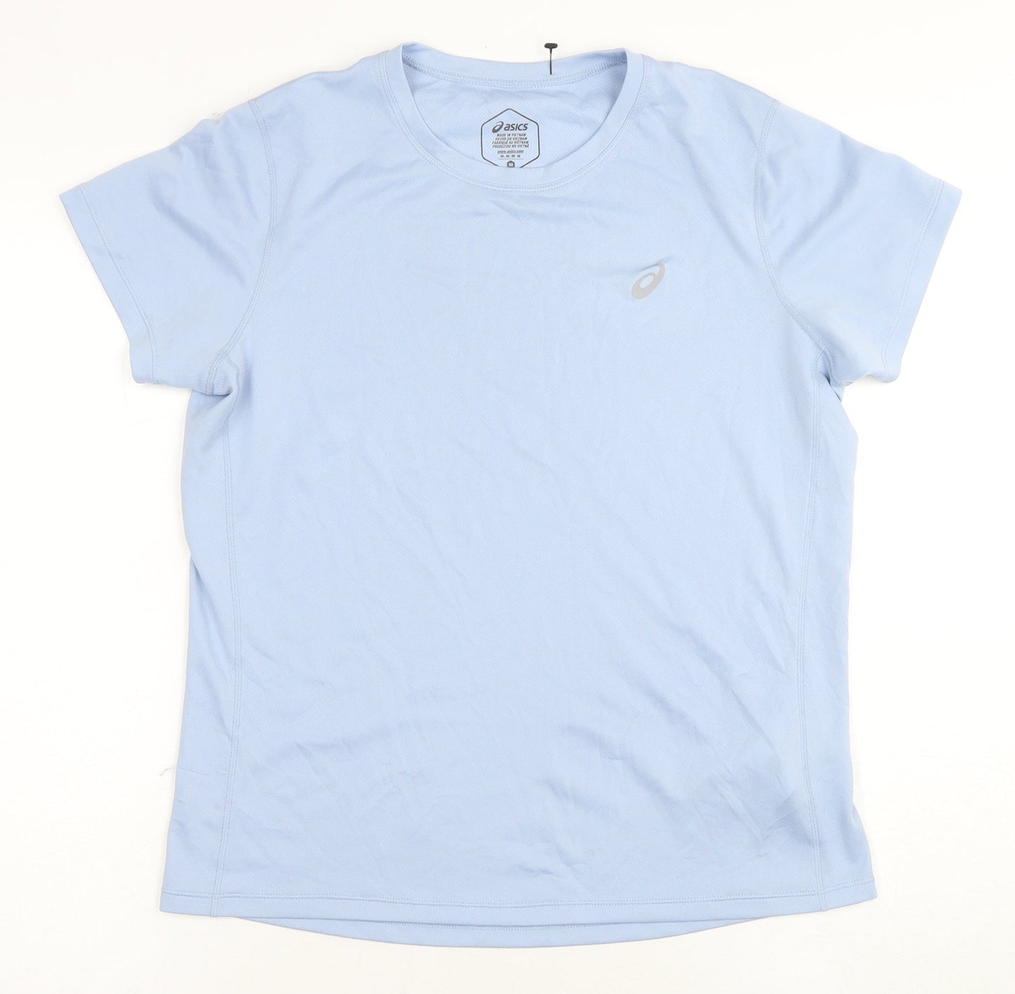 Asics Unisex Blue T-Shirt, Size 12, Jersey Style