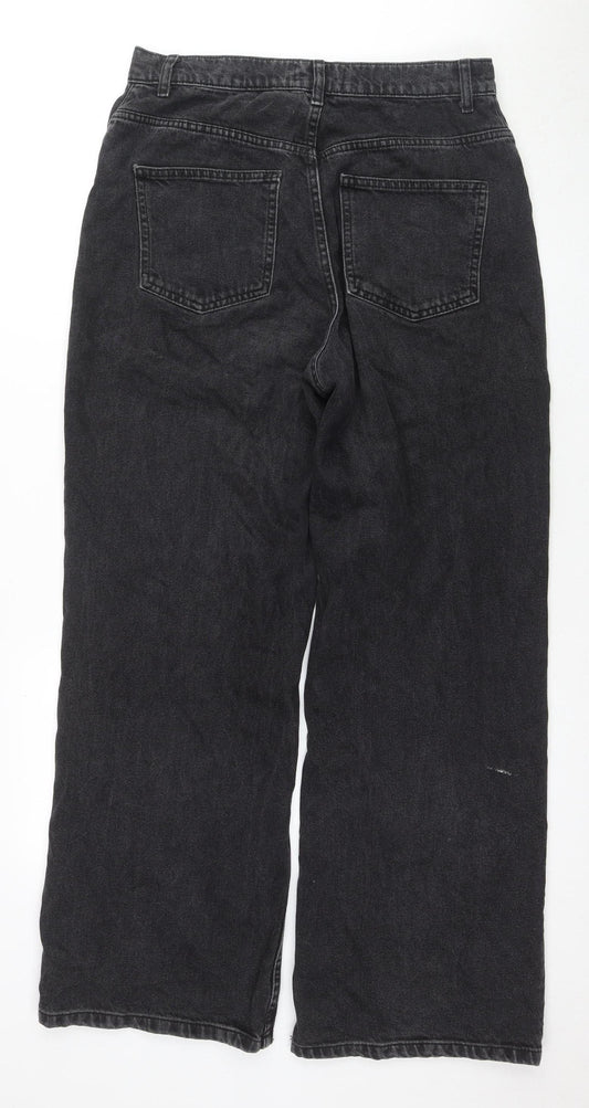 ASOS DESIGN Unisex Black Straight Jeans Size 30