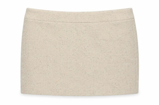 Warehouse Women's Beige Short Pencil Skirt, Size 16