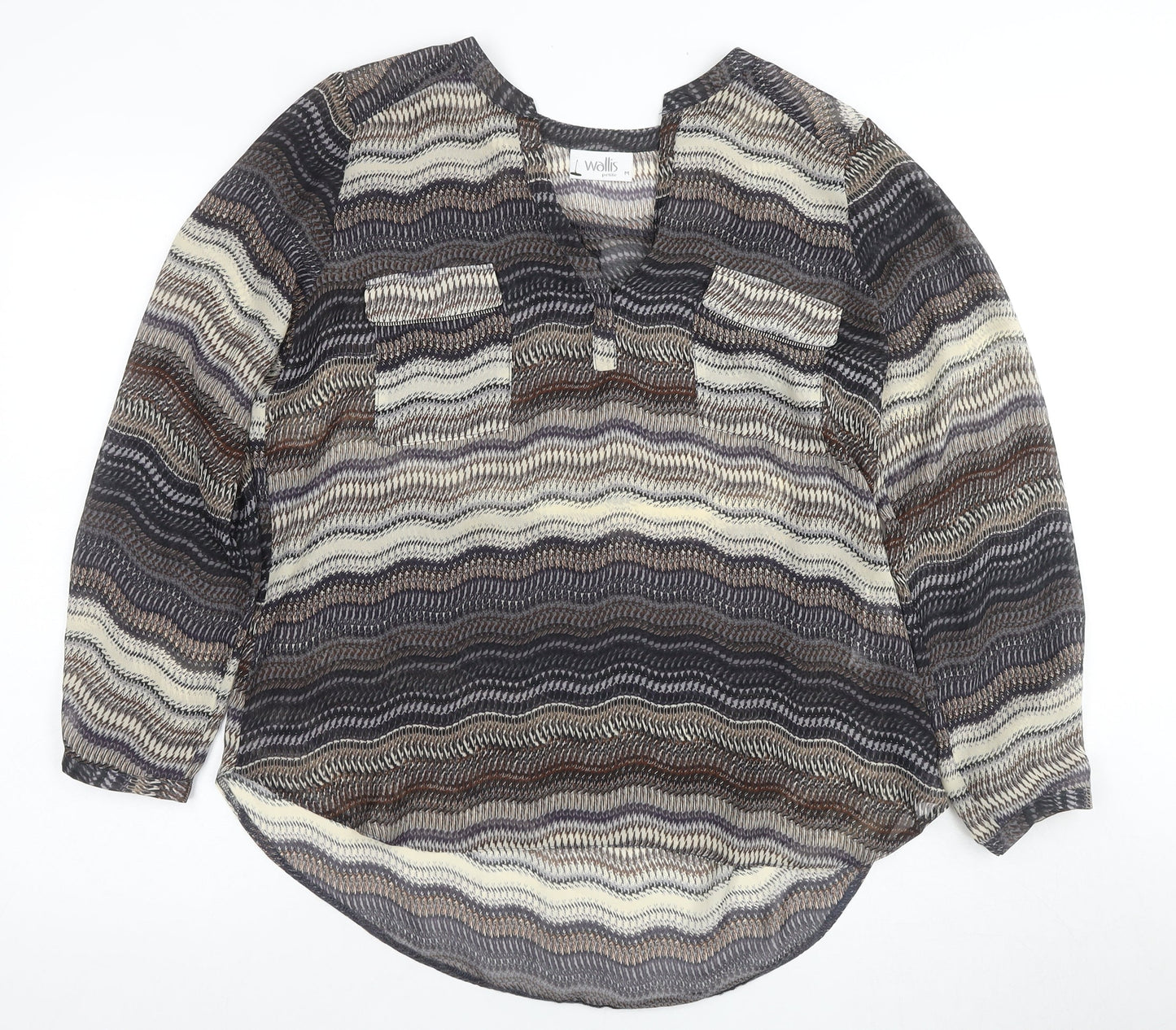 Wallis Petite Womens Multicoloured Tunic Blouse M